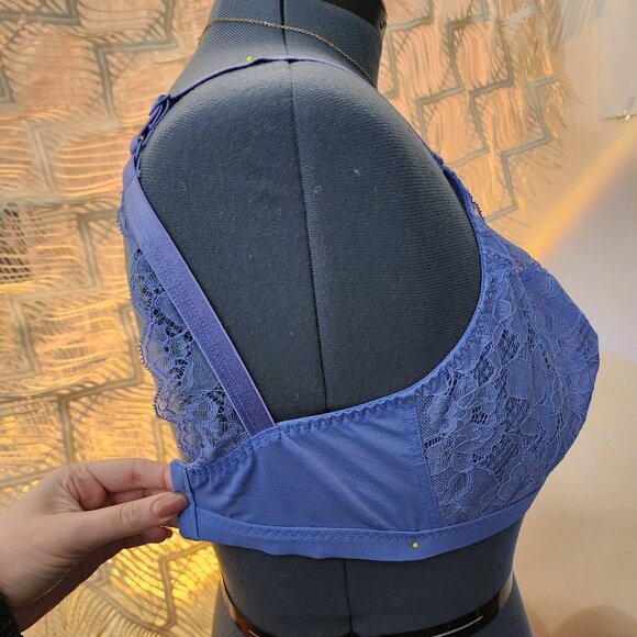 Panache Imogen sheer unlined wireless lace bra - 36E - Picture 3 of 7